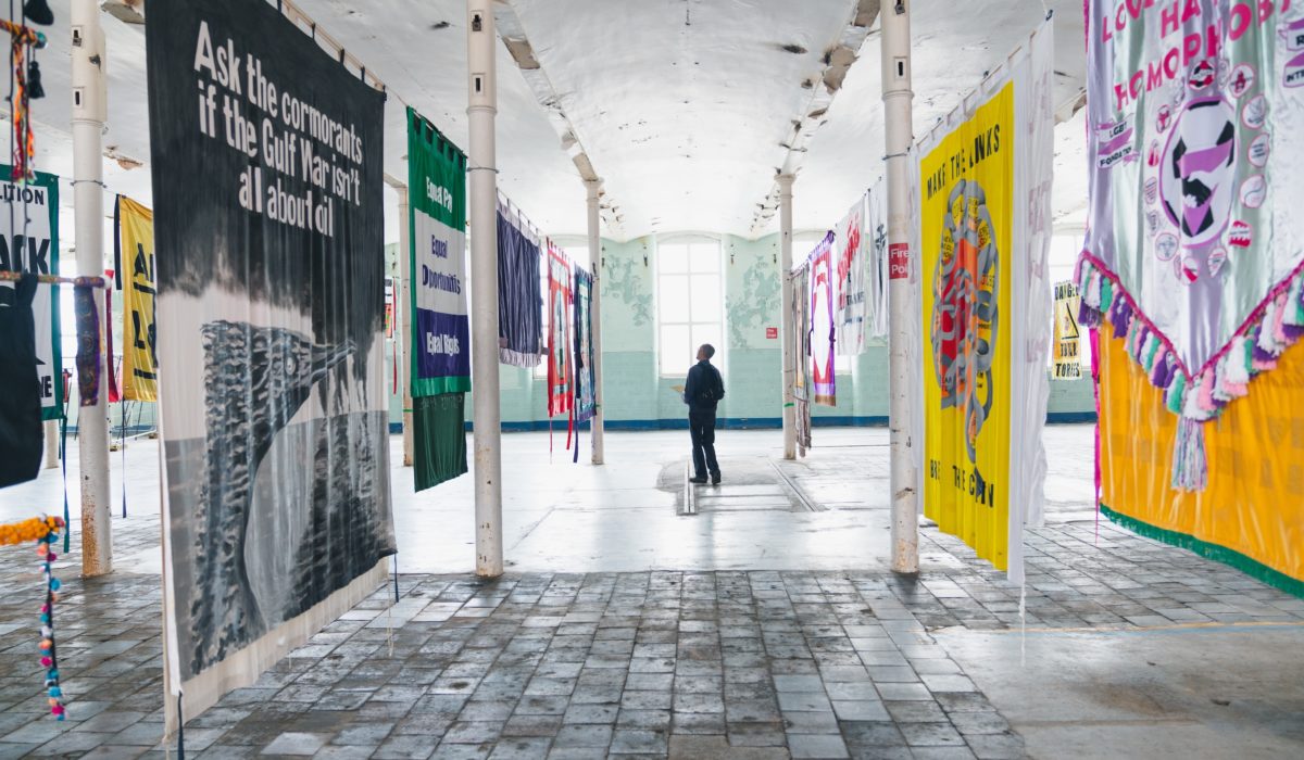 Banner Culture Installed in Brierifled Mill (now Northlight)