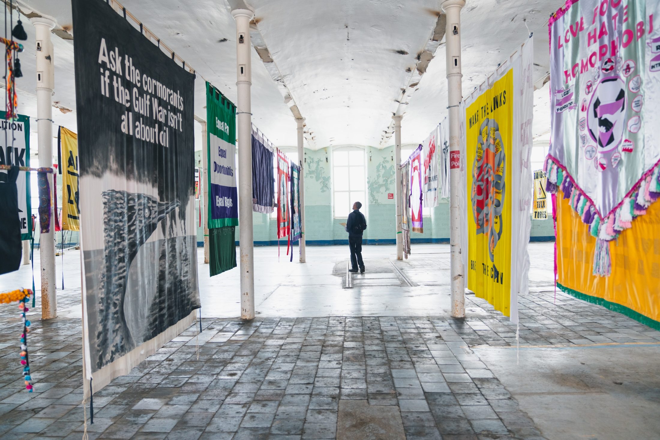 Banner Culture Installed in Brierifled Mill (now Northlight)