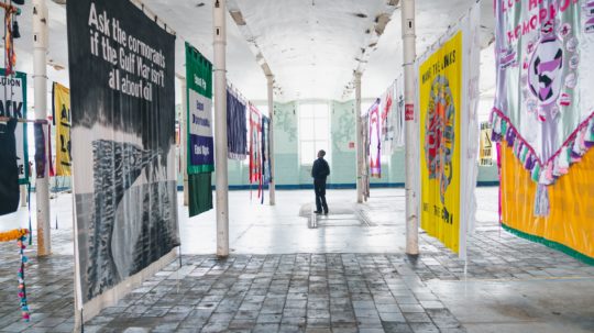 Banner Culture Installed in Brierifled Mill (now Northlight)