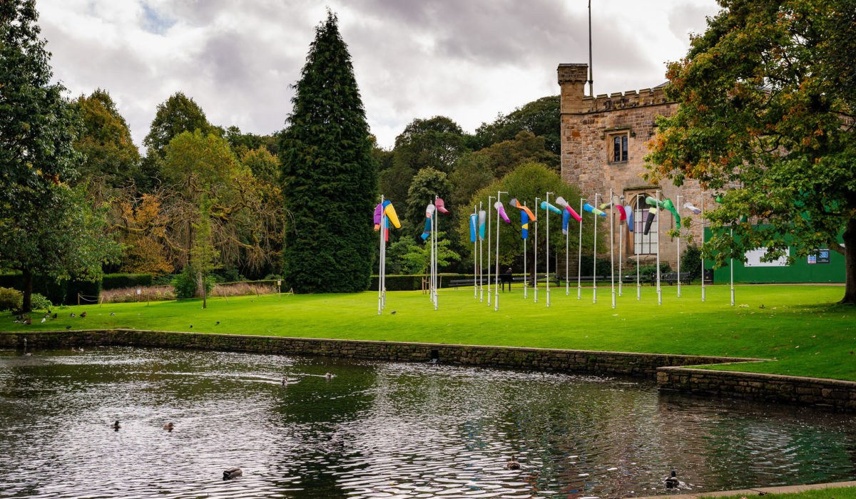 Conditions at Present installed on the lawn of Towneley Hall during BTB23