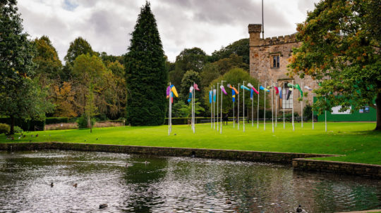 Conditions at Present installed on the lawn of Towneley Hall during BTB23