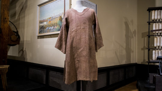 Homegrown/Homespun kurta on display at Blackburn Museum