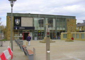 Exterior shot of Nelson Library