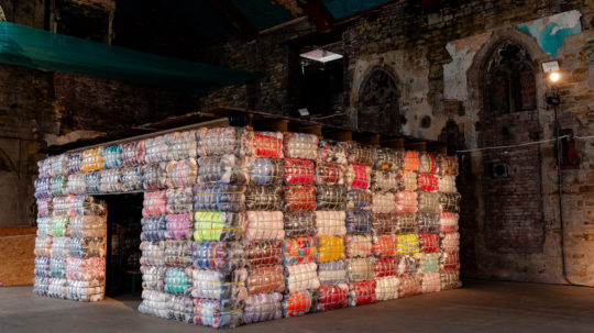 Return to Sender installed at The Exchange, Blackburn as part of BTB23