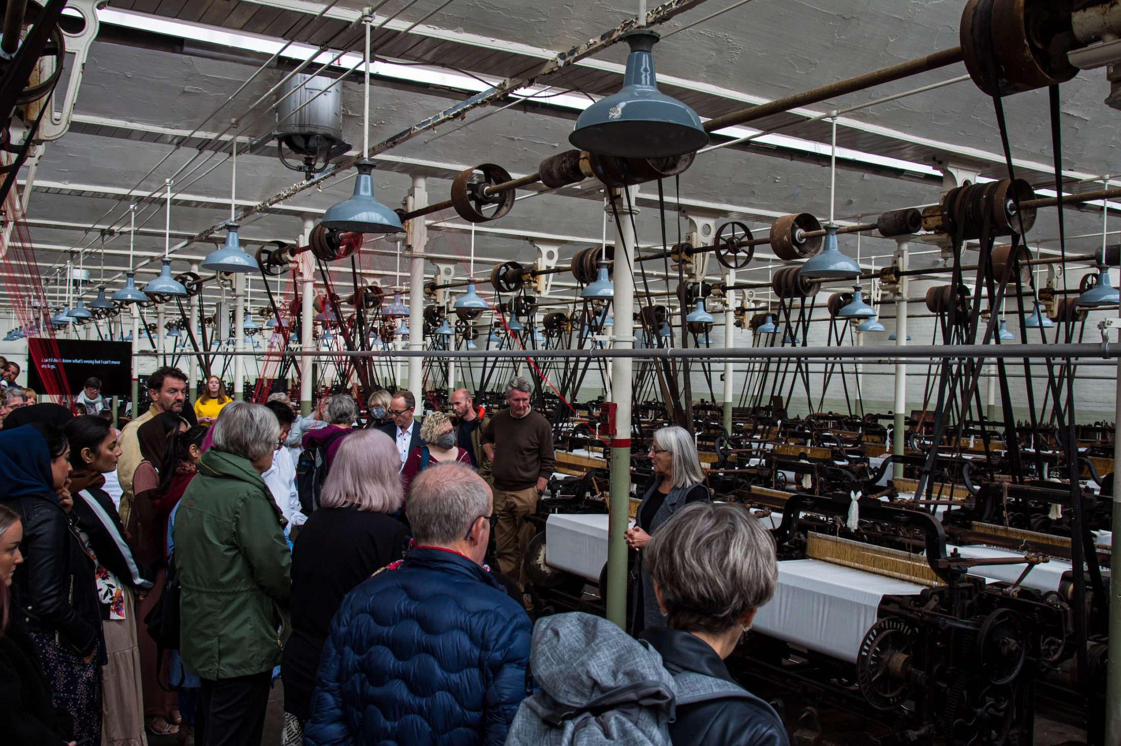 Brigid McLeer's exhibition Collateral installed at Queen Street Mill during BTB21